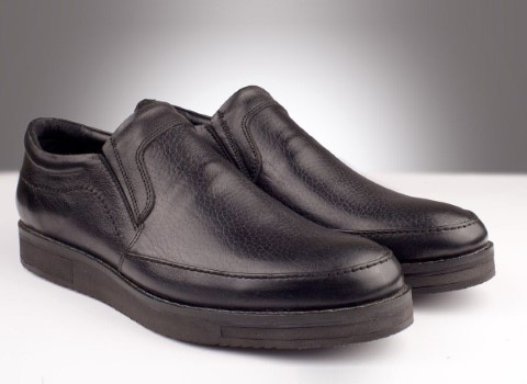 خرید و قیمت کفش چرم طبیعی مردانه طبی + فروش صادراتی